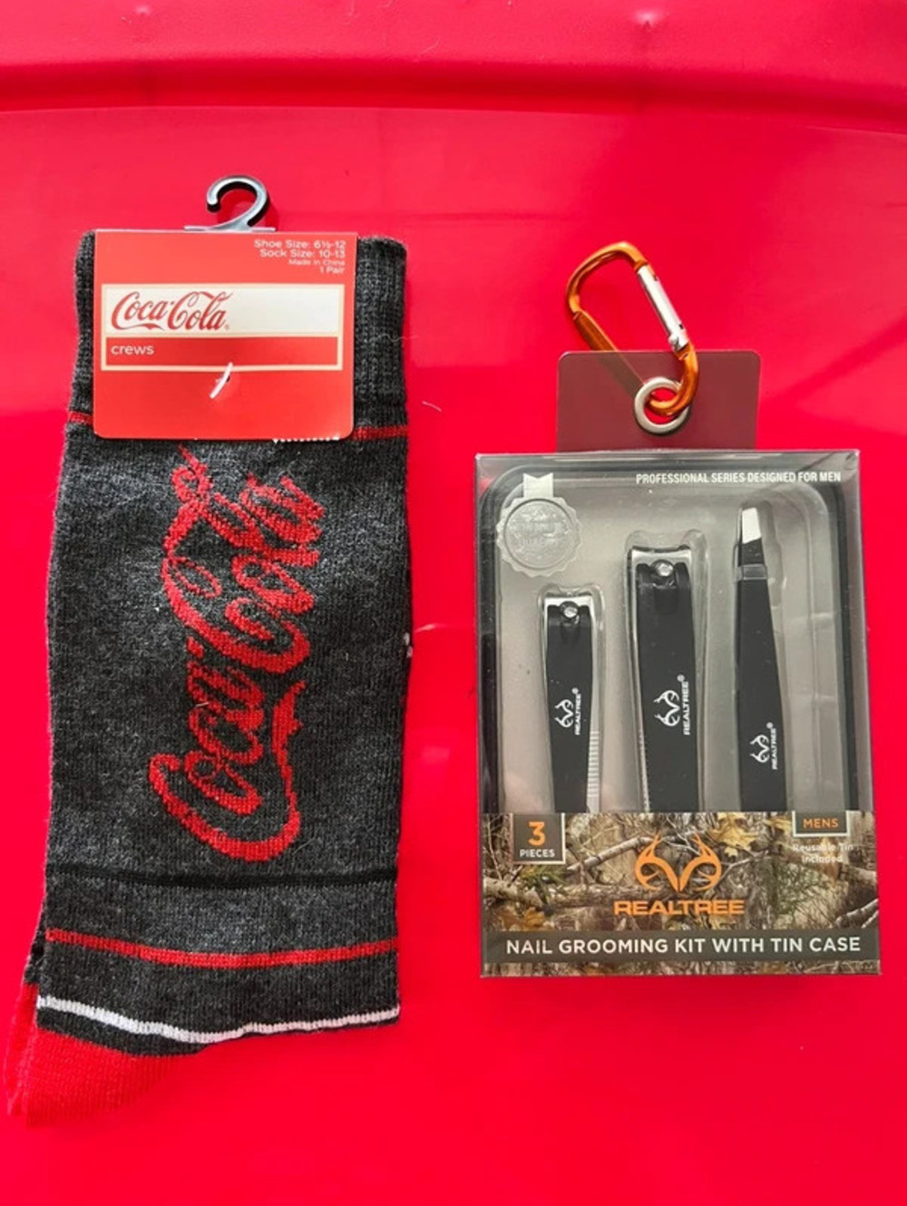 RealTree for real men who clip their toe nails & Coke socks for fun
